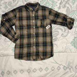 Boy’s Button Down plaid shirt